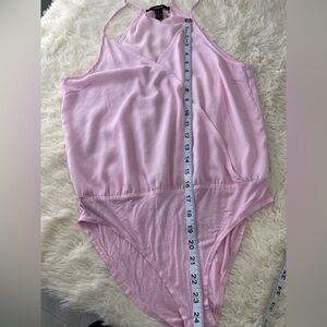 Forever 21 Pink Bodysuit One Piece